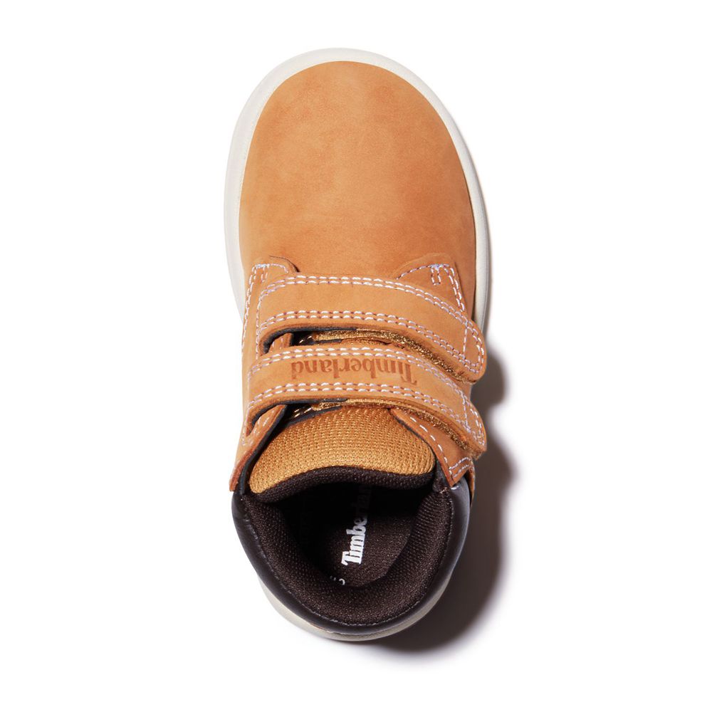 Timberland Μποτες Χιονιού Παιδικα Καφε - Toddler Toddle Tracks Easy-Close - Greece 0985173-MU